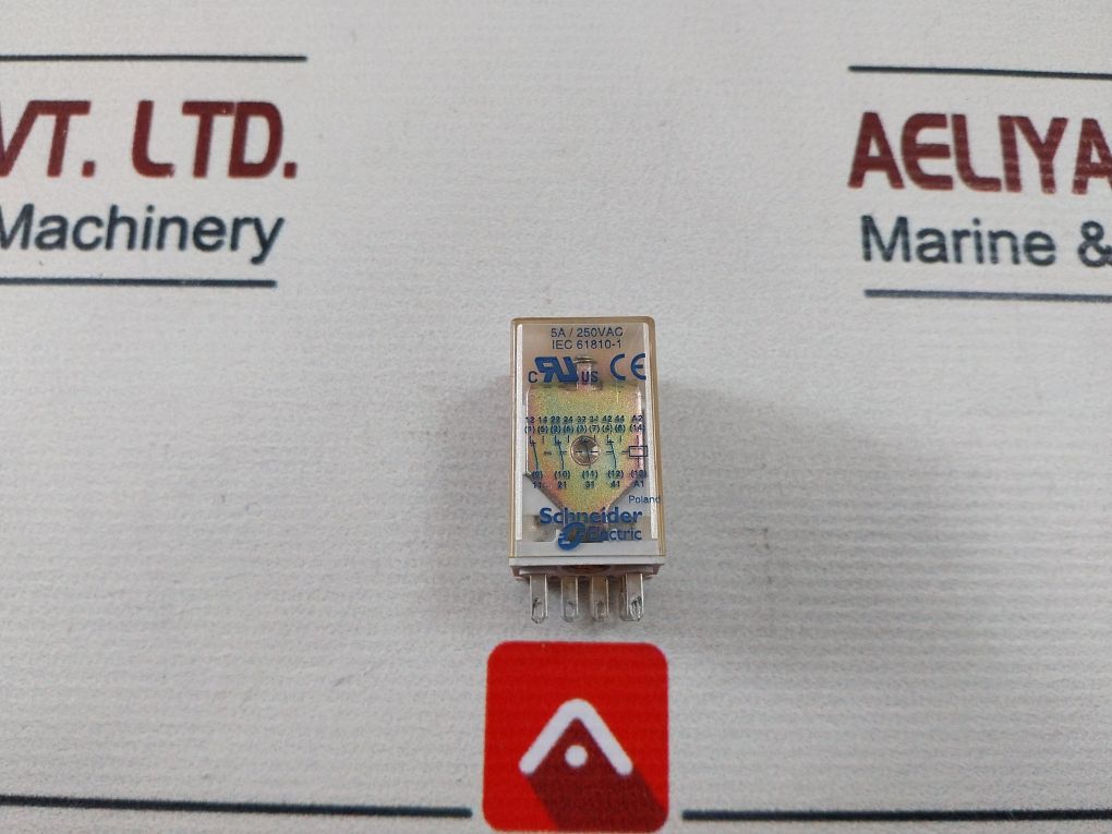 Schneider Electric / Telemecanique Rxn 41G11 P7 Relay 5A/250Vac