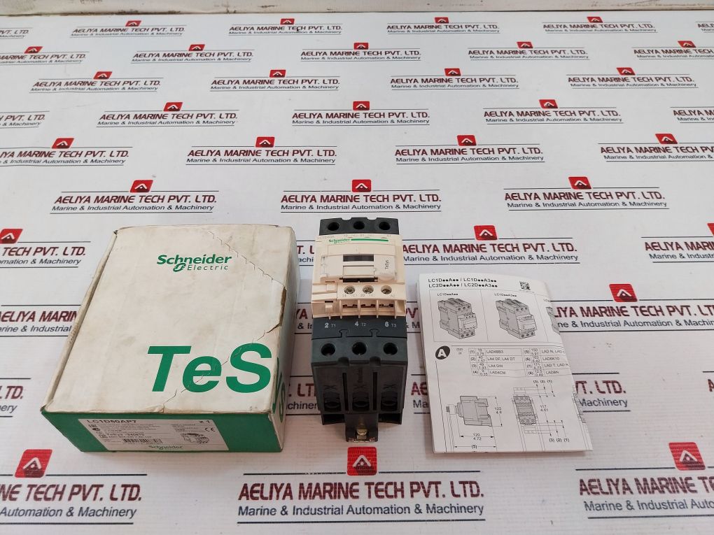 Schneider Electric Tesys Lc1D50Ap7 3-pole Contactor With Everlink Terminals