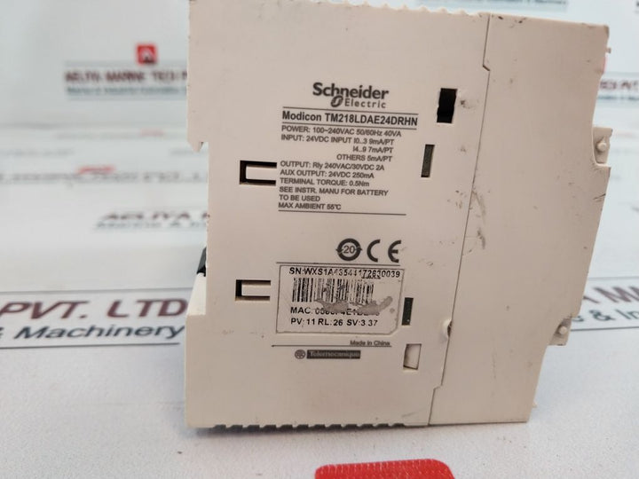 Schneider Electric Tm218Ldae24Drhn Modicon Plc Logic Controller 24Vdc