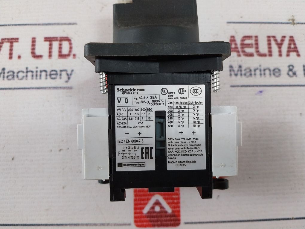 Schneider Electric V0 Switch Disconnector 15Kw/690V