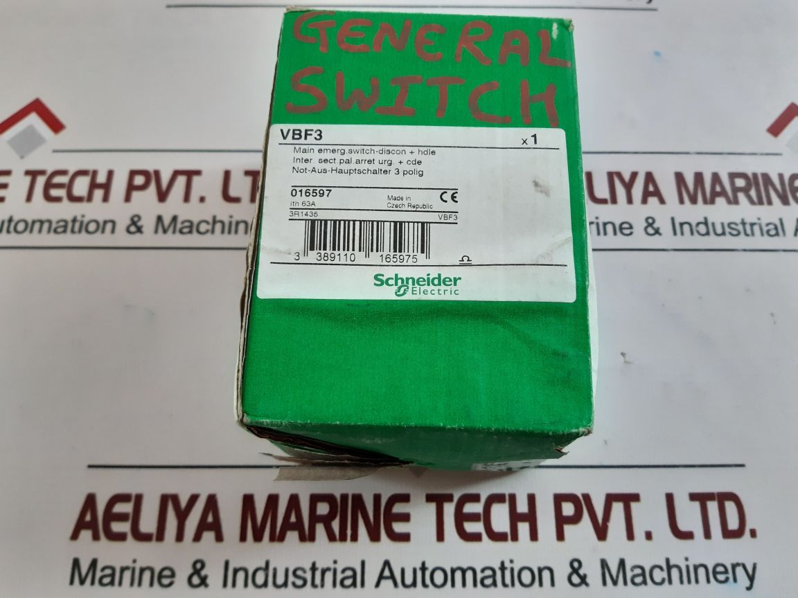 Schneider Electric Vbf3 Main Emerg.Switch-discon + Hdle
