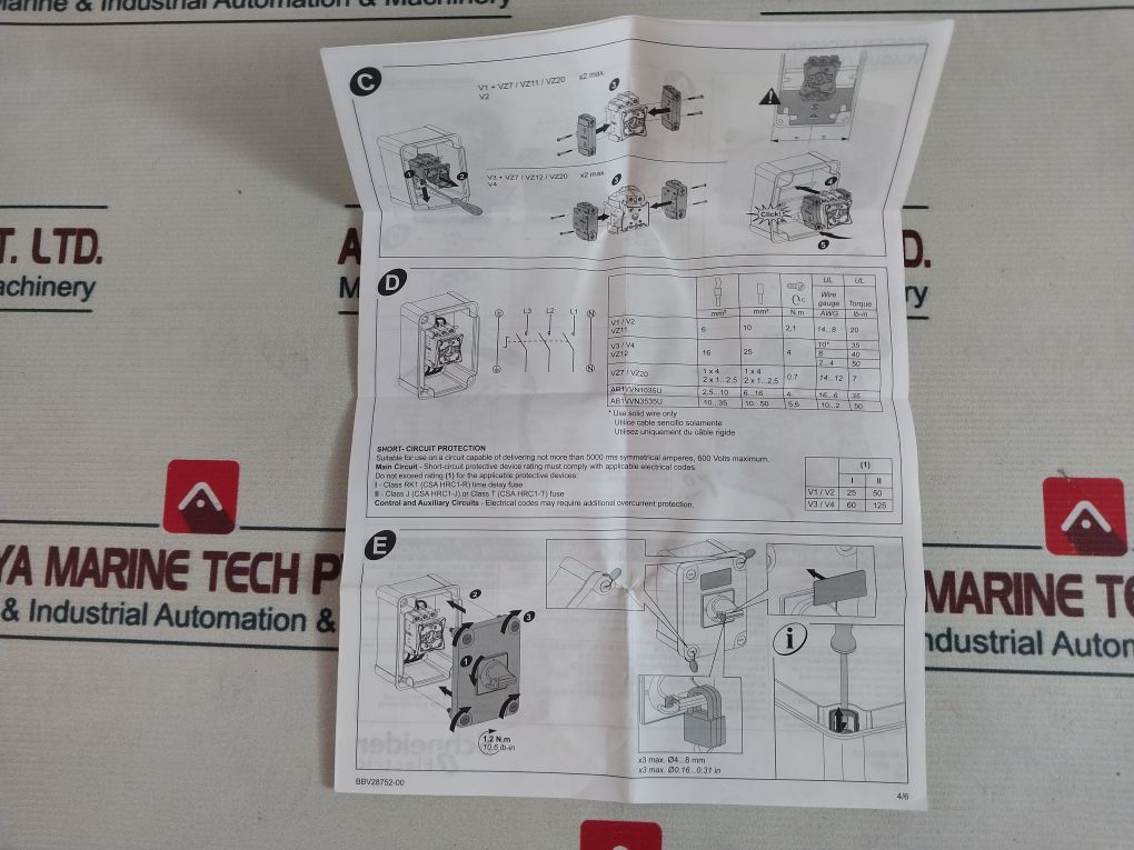 Schneider Electric Vcf3Ge Main Emergency Switch-disconnector