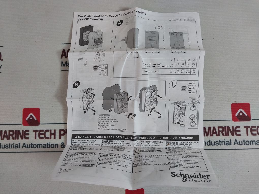 Schneider Electric Vcf3Ge Main Emergency Switch-disconnector
