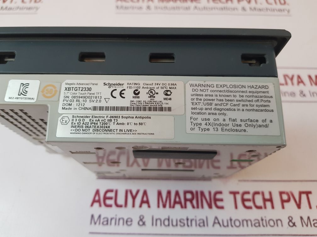 Schneider Electric Xbtgt2330 5.7” Color Touch Panel