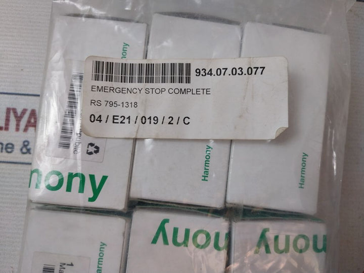 Schneider Electric Zbe-102 Emergency Stop Push Button With Contact Block