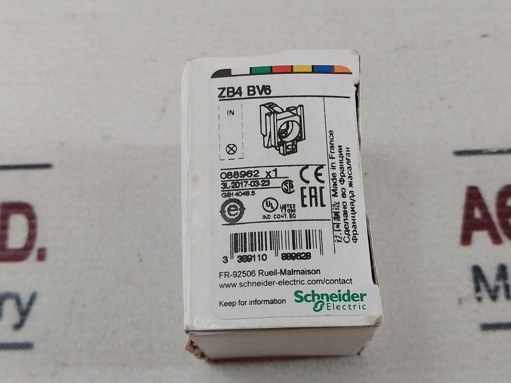 Schneider Electric Zb4 Bv6 Pilot Light Body