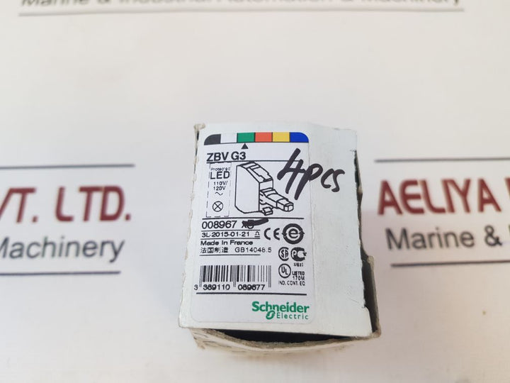 Set Of 4X Schneider Electric Zbv-g3 Led Module