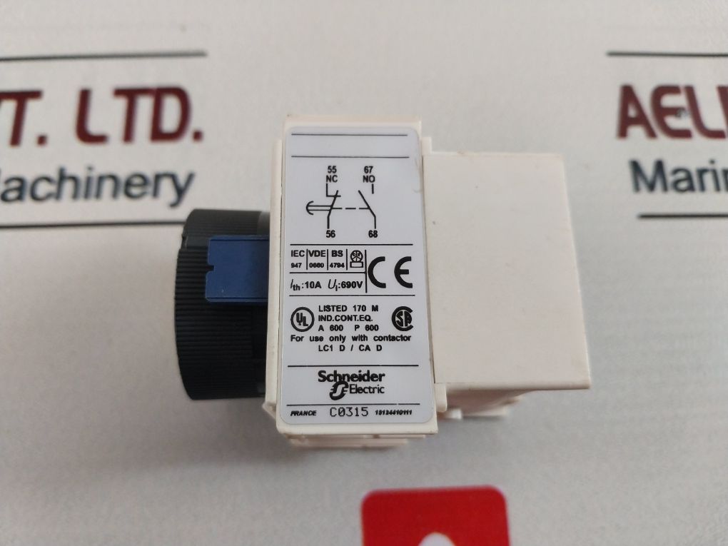 Schneider Electric/Telemecanique Ladt2 Time Delay Contact Block 10A 690V