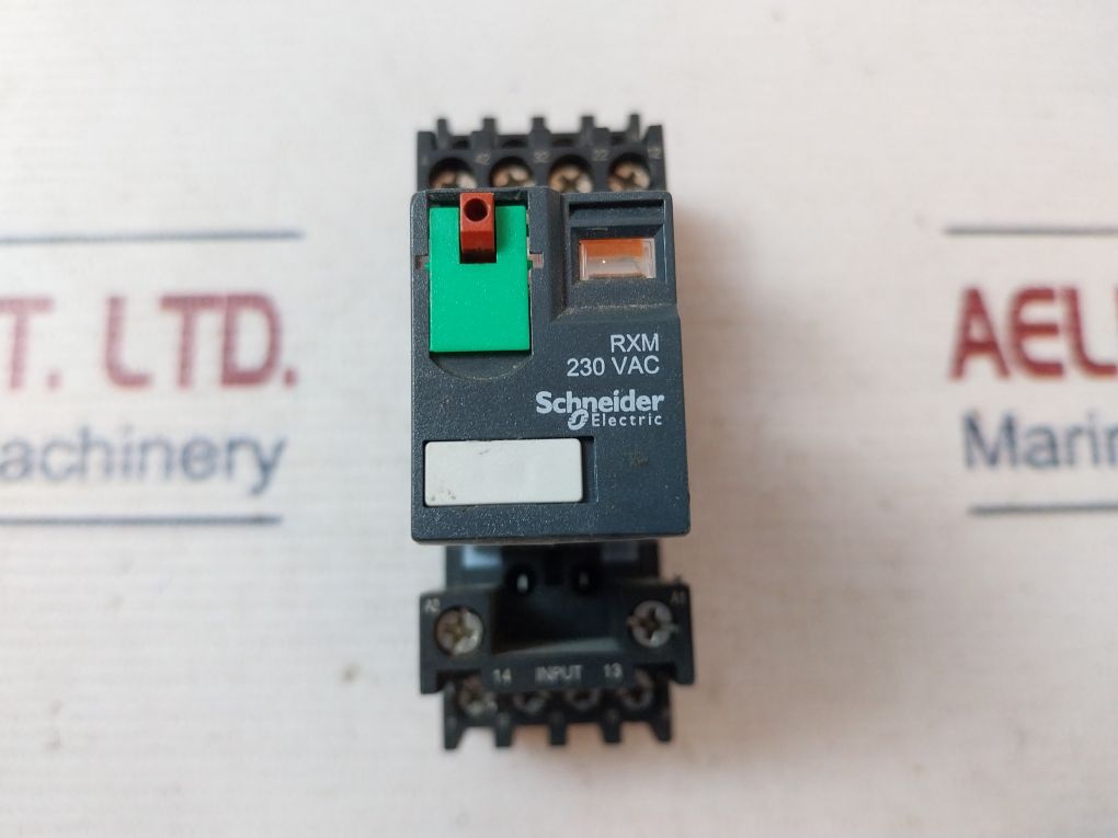 Schneider Electric/Telemecanique Rxm4Ab1P7 Plug In Relay With Socket Rxze2M114M