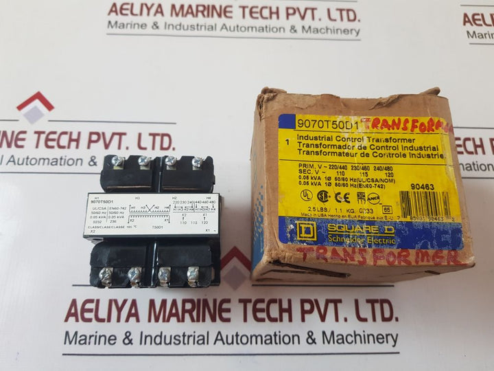 Schneider Eletcric 9070T50D1 Industrial Control Transforme