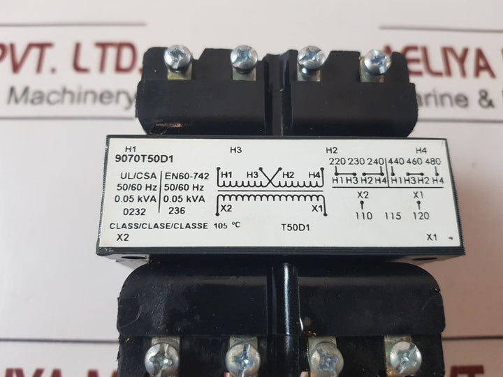 Schneider Eletcric 9070T50D1 Industrial Control Transforme