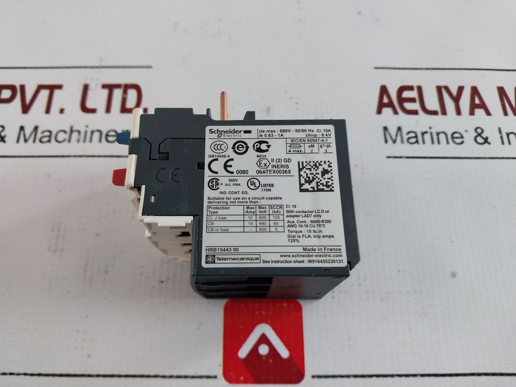 Schneider Electric Lrd05 Relay Gb14048.4