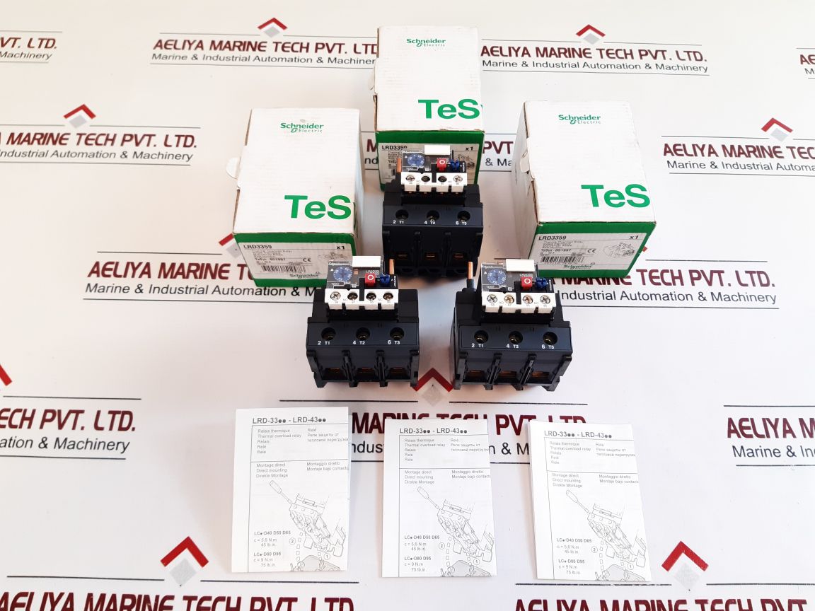 Schneider Lrd3359 Thermal Overload Relay 48-65A
