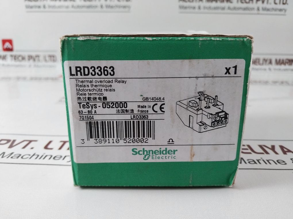 Schneider Electric Lrd3363 Thermal Overload Relay