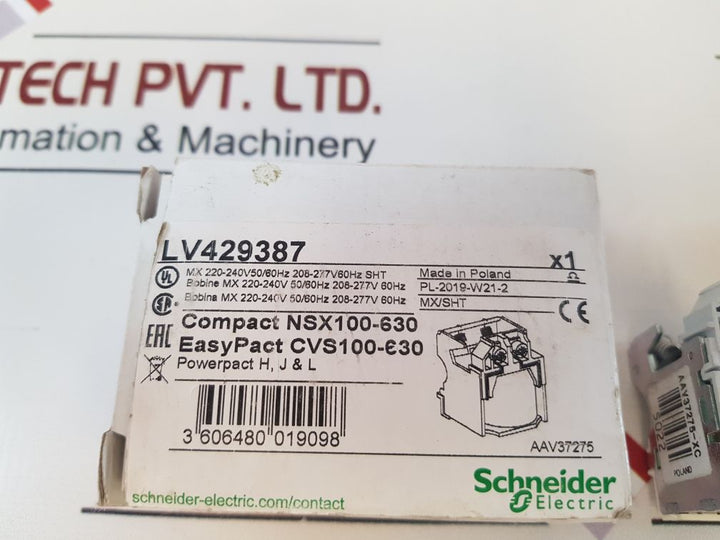 Schneider Lv429387 MxSht Shunt Release
