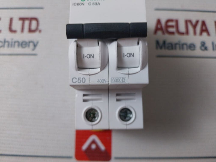 Schneider Electric C50A Miniature Circuit Breaker Ic60N