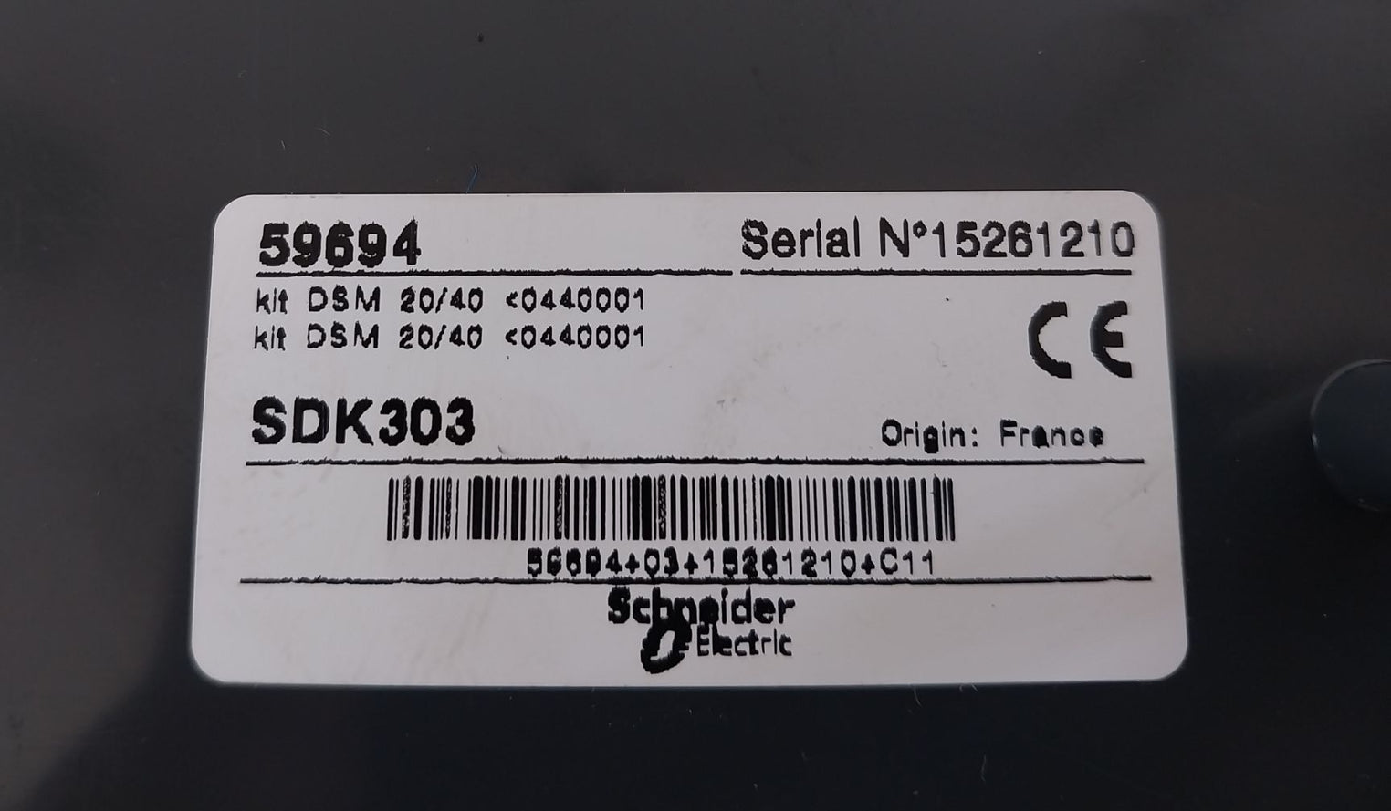 Schneider/Merlin Gerin Sdk303 Sepam Digital Protection Relay 59694