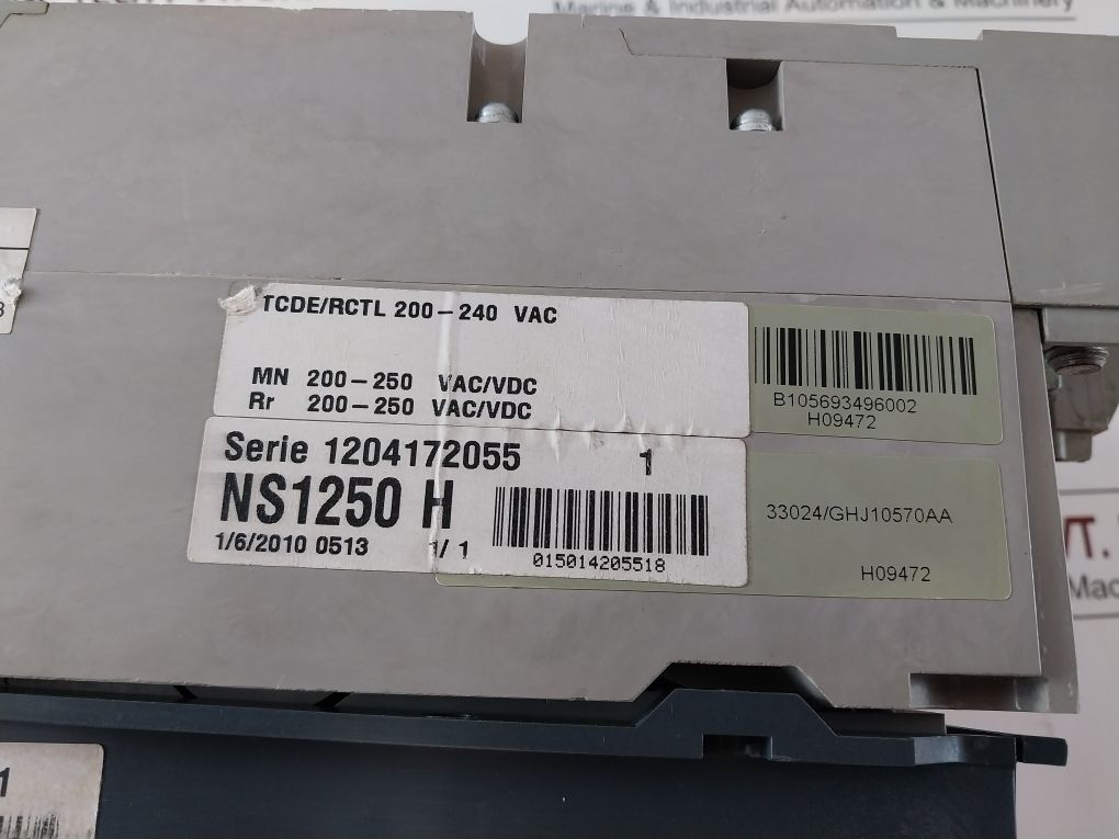 Schneider Electric Ns1250 H Micrologic 2.0 A Circuit Breaker 1250A 750V