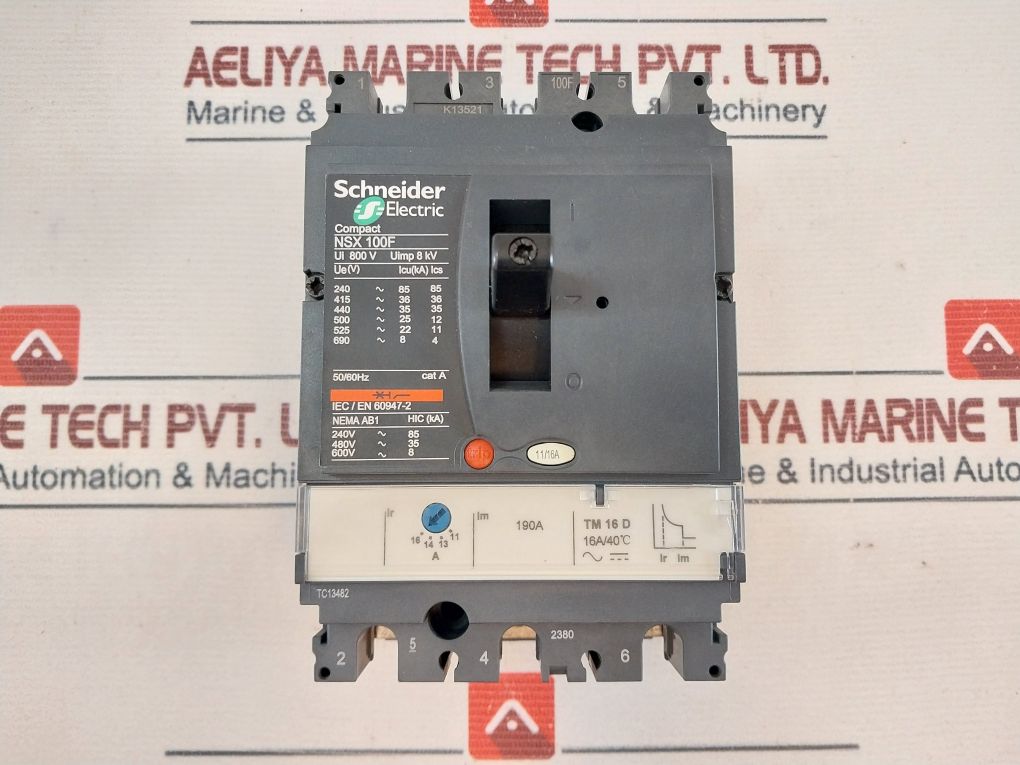 Schneider Nsx 100F Circuit Breaker