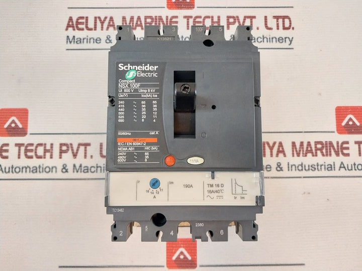 Schneider Nsx 100F Circuit Breaker