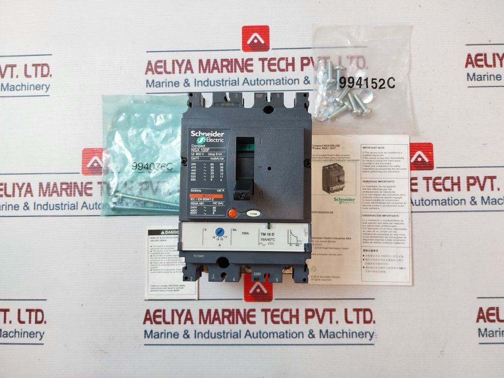 Schneider Nsx 100F Circuit Breaker/Switch-disconnector 16A