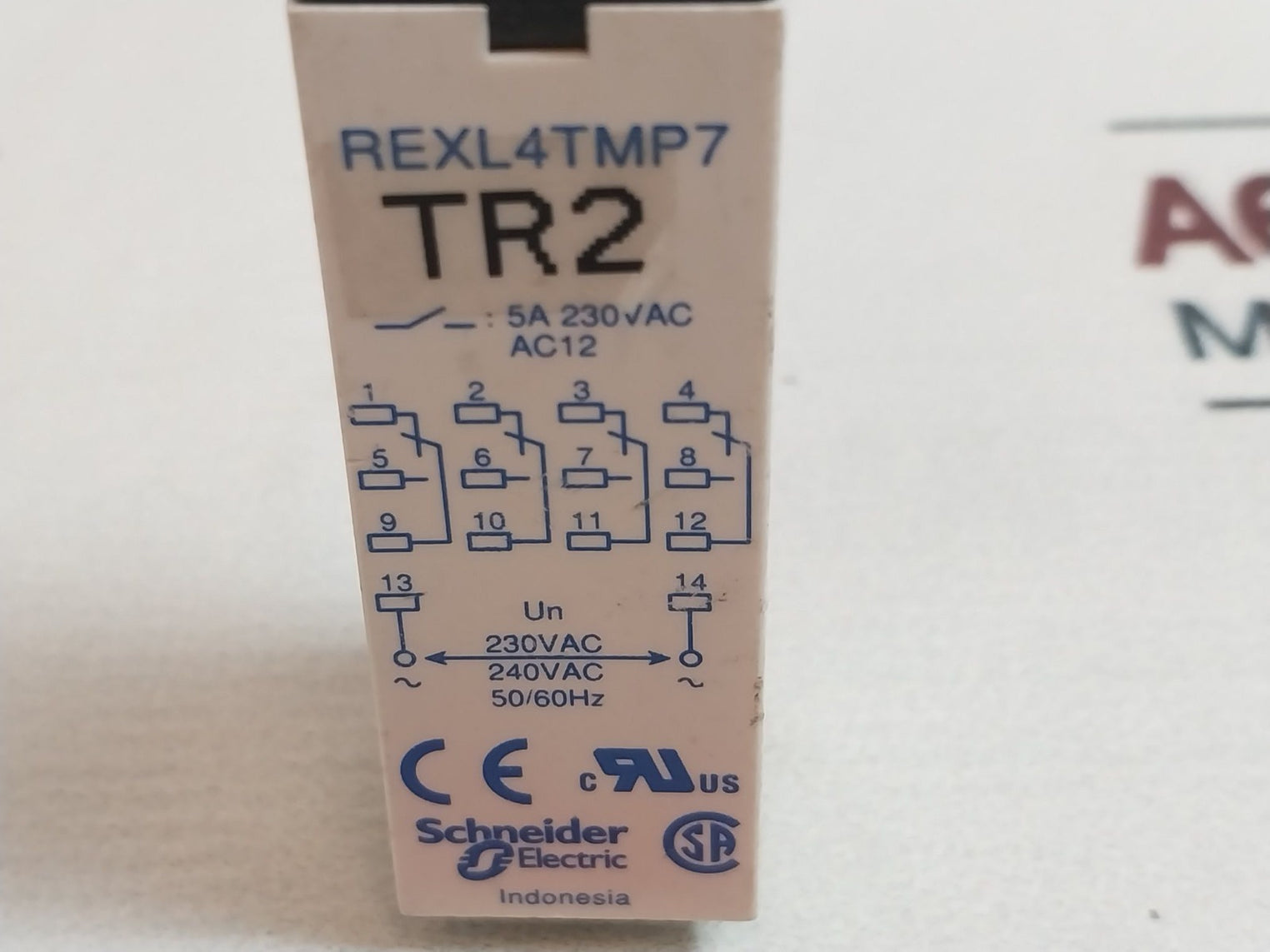 Schneider Rexl4Tmp7 Multi Function Time Delay Relay 230V Ac