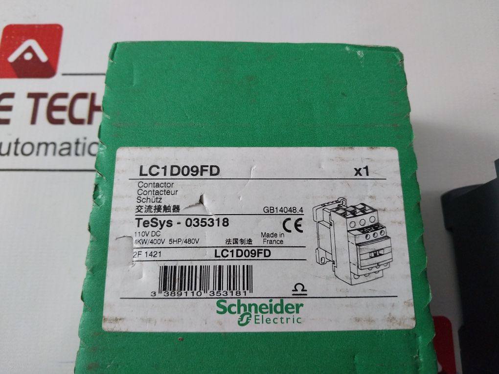 Schneider Electric Lc1D09Fd Contactor