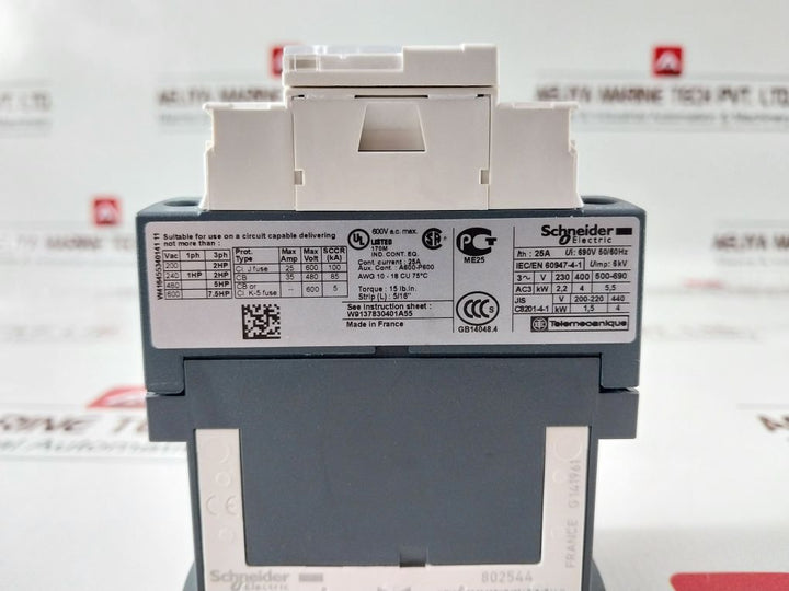 Schneider Electric Lc1D09Fd Contactor