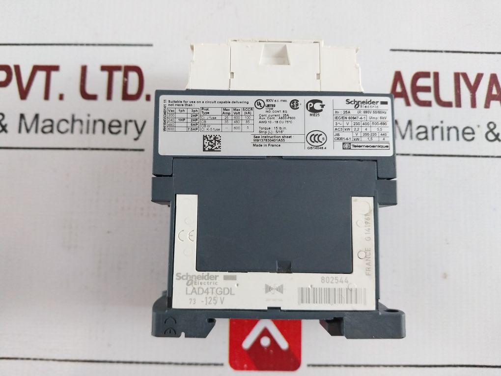 Schneider Electric Lc1D09Fd Contactor