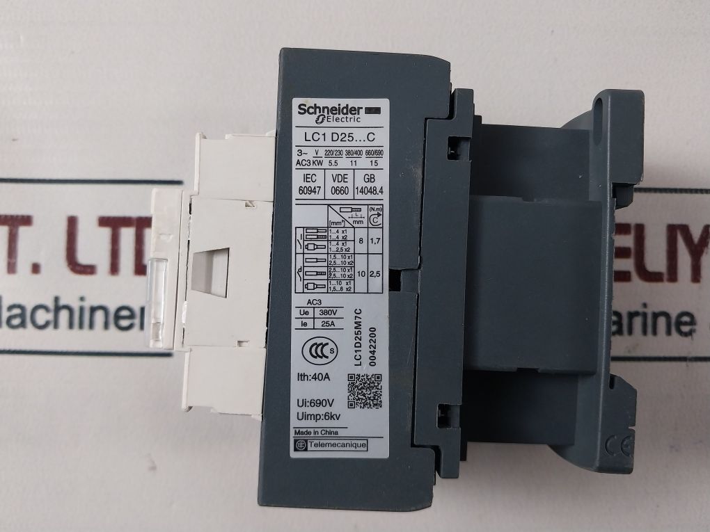 Schneider Electric Lc1D25 690V