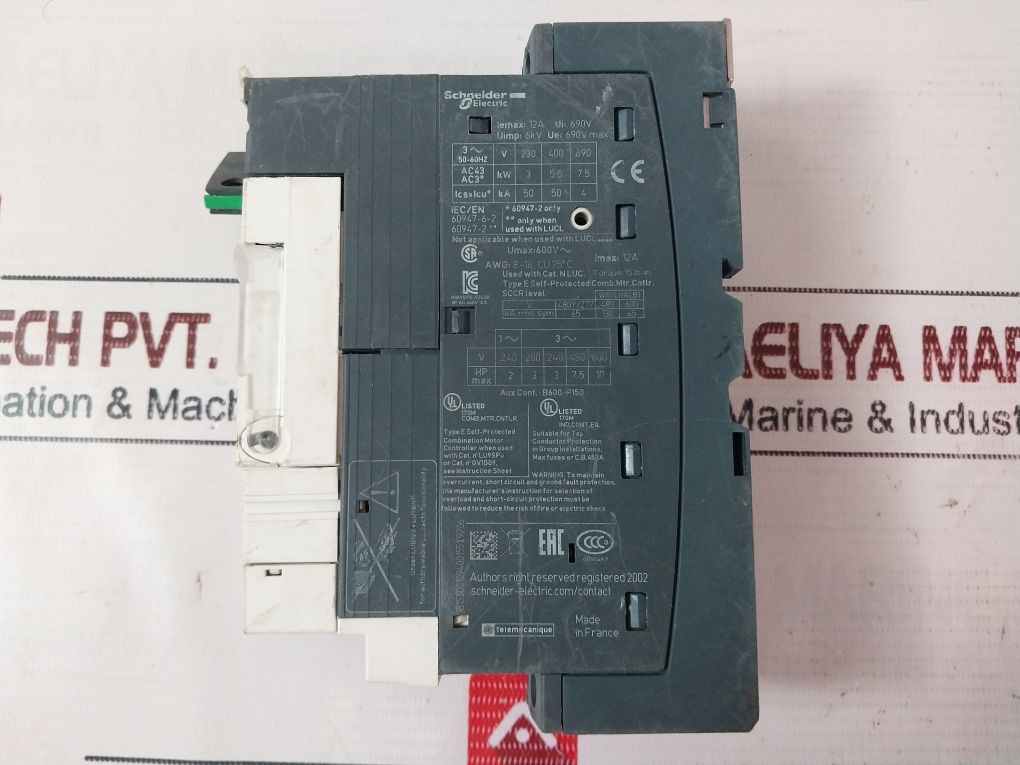 Schneider Electric Luca05Bl Motor Starter 125A - 500A