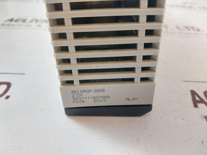 Schneider/Telemecanique Modicon 140Cra93200 Module Rio Head S908 Pv: 09 Sv: 2.0