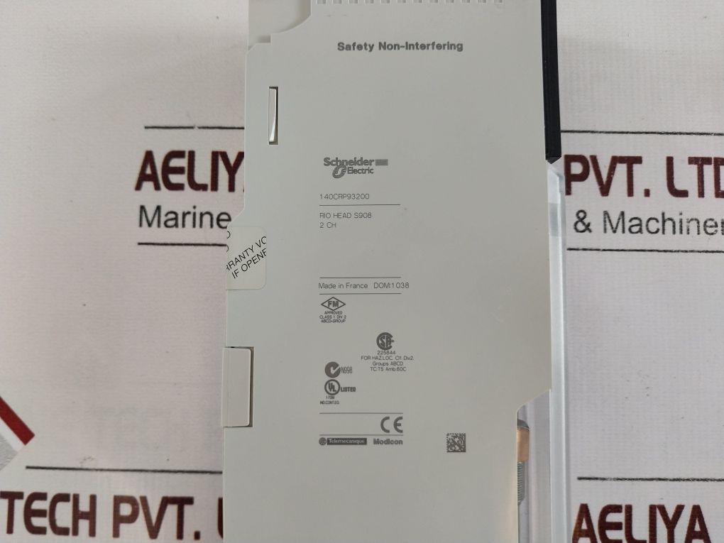 Schneider/Telemecanique 140Crp93200 Rio Head S908 Module Pv:08 Sv:2.0 Rl:00