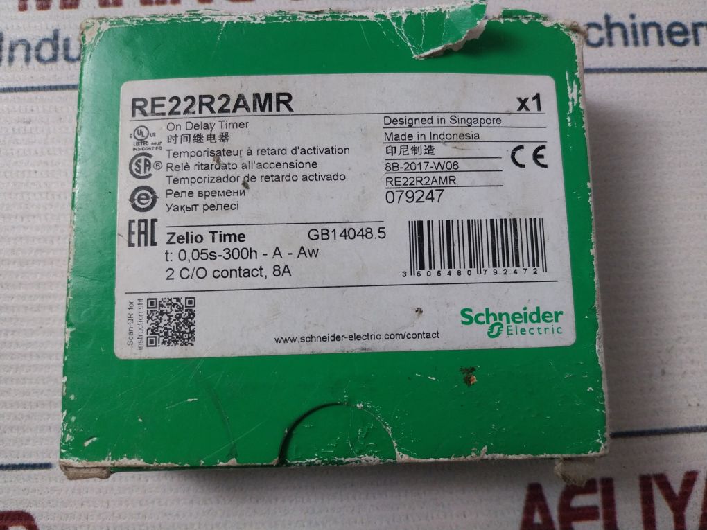 Schneider Telemecanique Re22R2Amr On Delay Timer