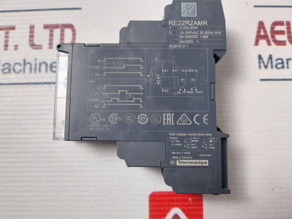 Schneider Telemecanique Re22R2Amr On Delay Timer