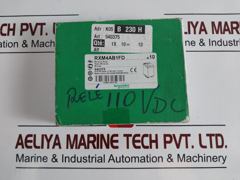 Schneider Electric Rxm4Ab1Fd Miniature Relay