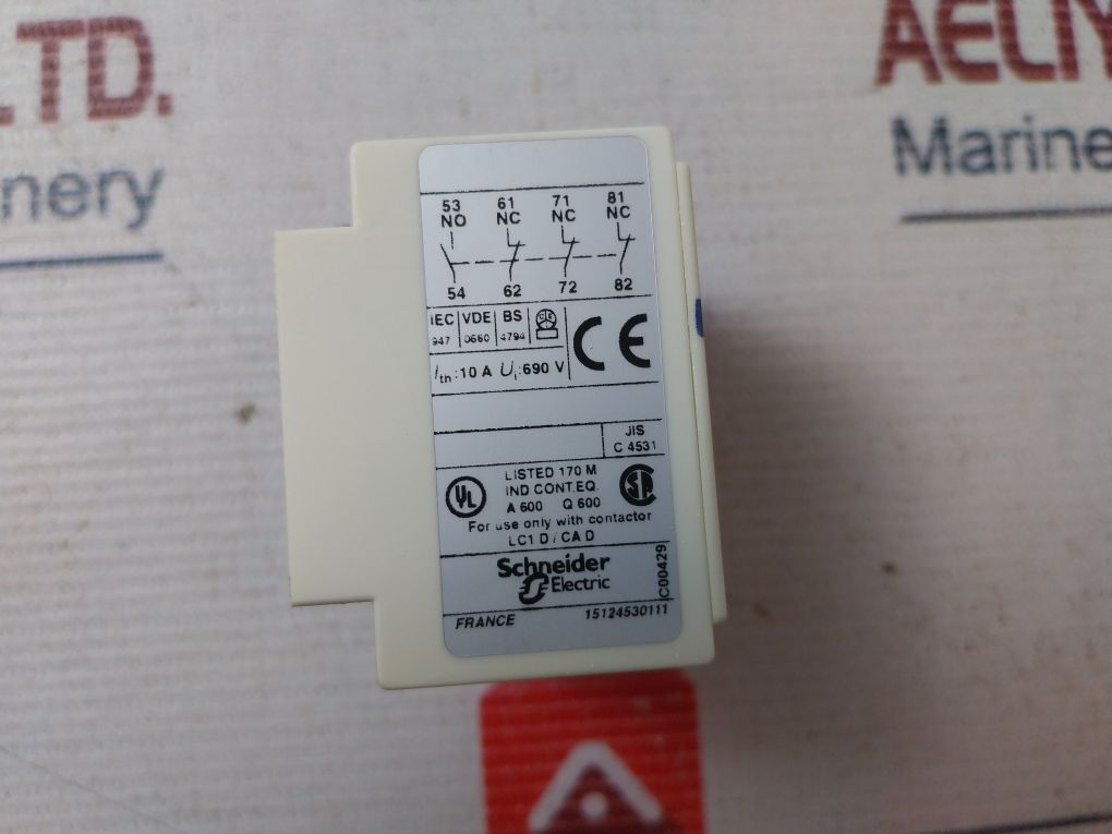 Schneider Ladn13 Contact Block 038392 10 A