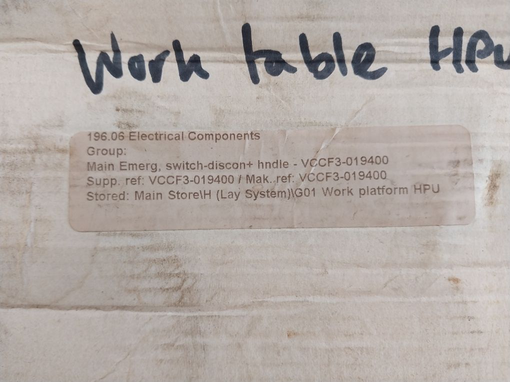 Schneider Electric Vccf3 Main Emergency Switch-discon Handle Set