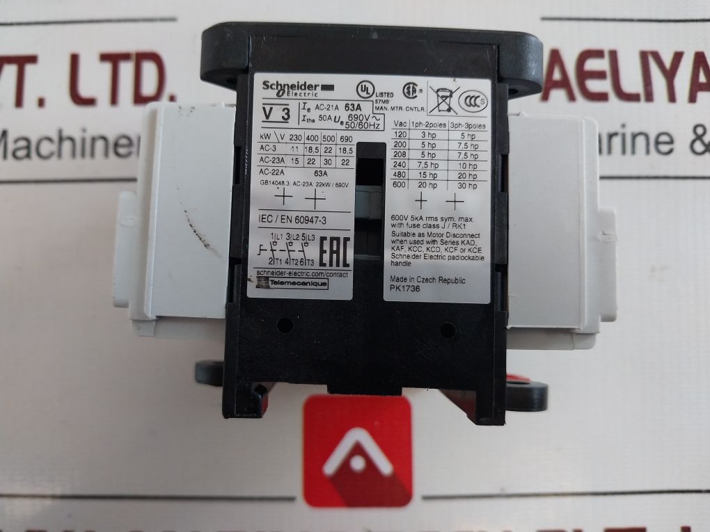 Schneider Electric Vccf3 Main Emergency Switch-discon Handle Set