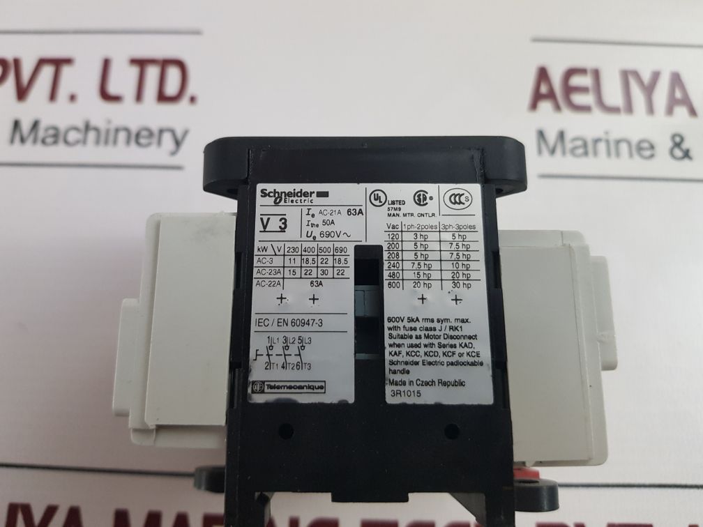 SchneiderTelemecanique 3R1015 V3 Load Break Switch 055171, 63A