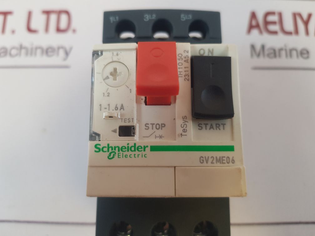 SchneiderTelemecanique Gv2Me06 Motor Circuit Breaker 1-1,6A