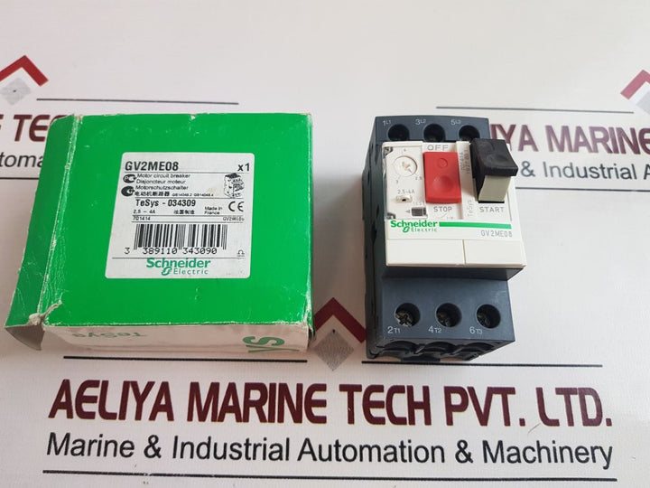 SchneiderTelemecanique Gv2Me08 Motor Circuit Breaker Free Shipping