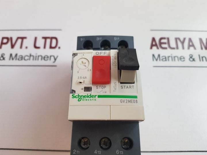 SchneiderTelemecanique Gv2Me08 Motor Circuit Breaker Free Shipping
