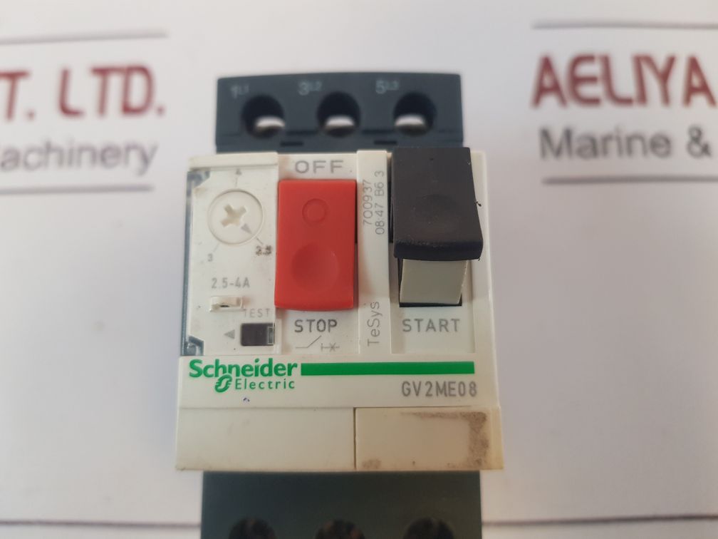 SchneiderTelemecanique Gv2Me08 MotorstarterCircuit Breaker 2,5-4A