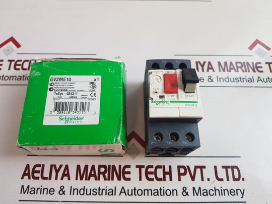 SchneiderTelemecanique Gv2Me10 Motor Circuit Breaker 4-6.3A