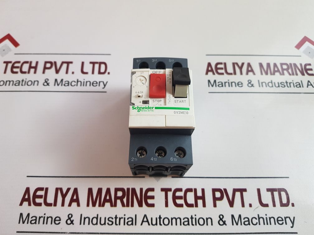 SchneiderTelemecanique Gv2Me10 Motor Circuit Breaker 4-6.3A