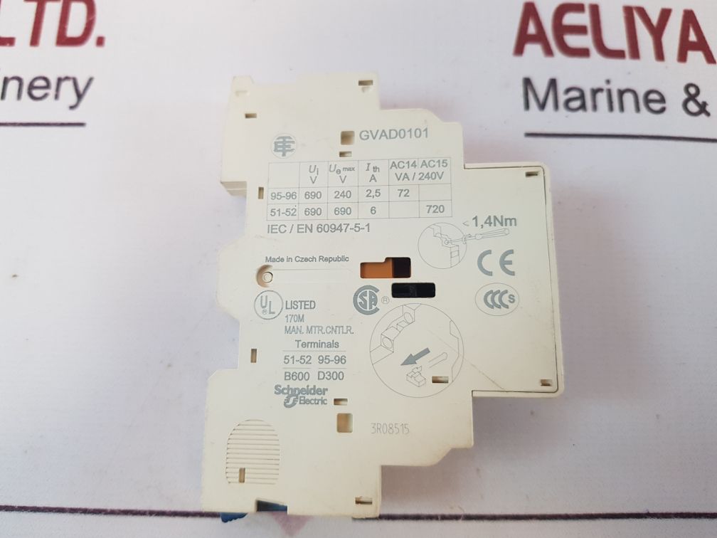 SchneiderTelemecanique Gvad0101 Auxiliary Contact