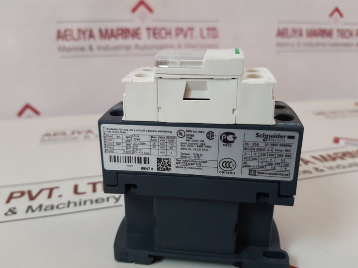 SchneiderTelemecanique Lc1D09N7 Contactor
