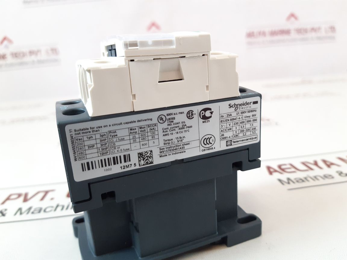 SchneiderTelemecanique Lc1D12M7 Contactor
