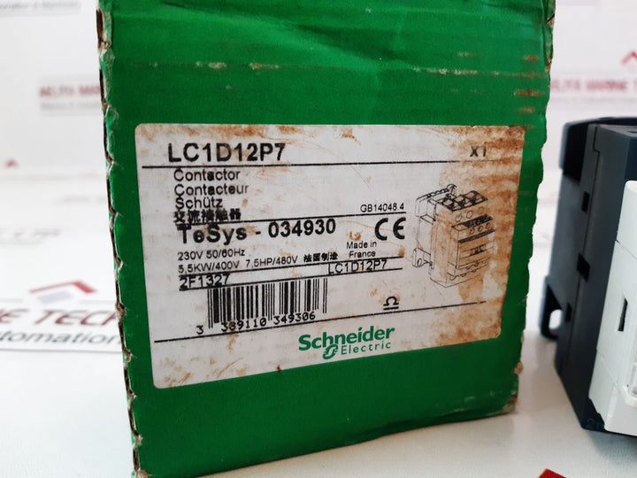 SchneiderTelemecanique Lc1D12P7 Contactor Relay
